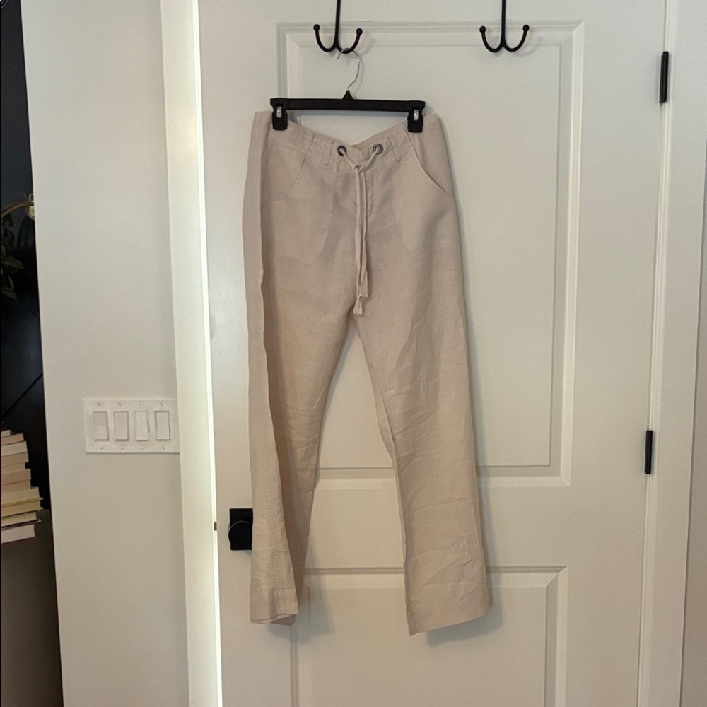 Joie Women's Cream Drawstring Chinos